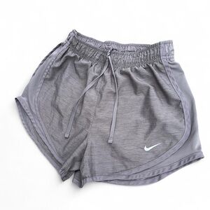 Nike Women's Gray Athletic Shorts with Drawstring